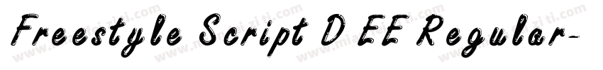 Freestyle Script D EE Regular字体转换